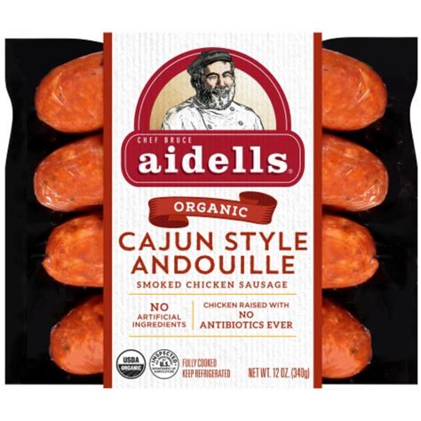 Aidells Organic Cajun Style Andouille Smoked Chicken Sausage Ct Oz Kroger