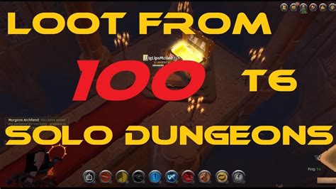 Albion Online Loot From 100 Tier 6 Solo Dungeons Youtube