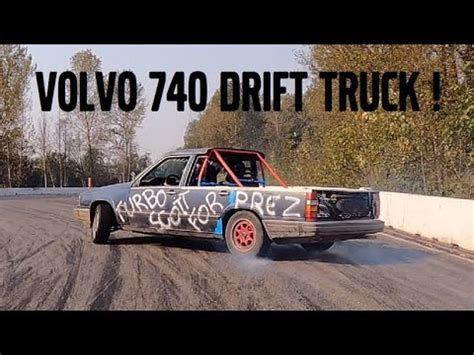 Drifting A UTE Converted Volvo 740 Drift Missile YouTube