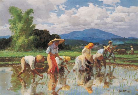 Fernando Cueto Amorsolo The Philippines 1892 1972 Rice Planting