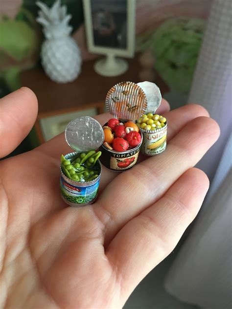 Miniature Foods Doll House Miniatures Jars Miniature Crafts