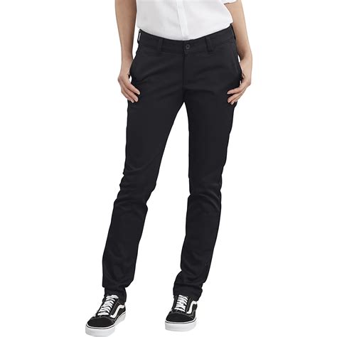 Dickies Womens Straight Fit Stretch Twill Pants Academy