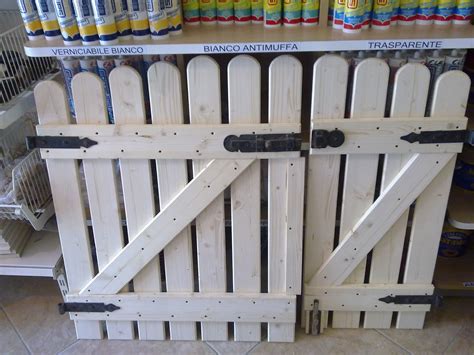 Legno, acciaio, alluminio e ferro. FAI DA TE HOBBY LEGNO: Cancello
