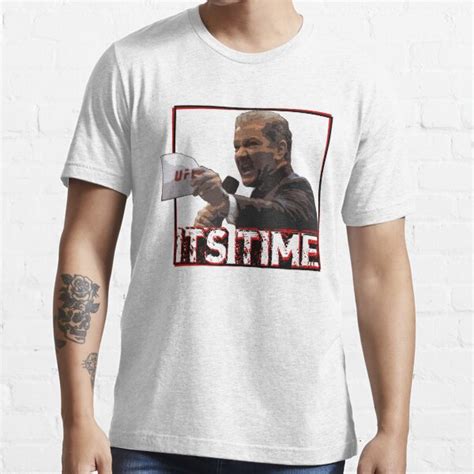 Bruce Buffer Its Time T Shirt For Sale By Meme Dreamer Redbubble