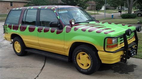 Geek Art Gallery Vehicle Jurassic Park Ford Explorer