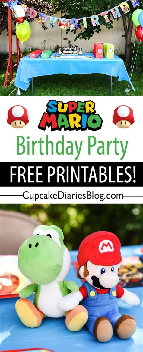 Super Mario Party Printables