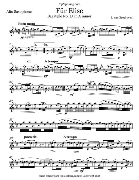 This interactive piano sheet music will help you to learn how to play 'fur elise' step by step. Für Elise - toplayalong.com