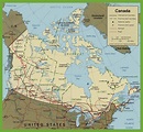 Canada Road Map for Printable Map Of Western Canada | Printable Maps