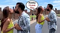 Shilpa Shetty Kiss Husband Raj Kundra On Street Of London - YouTube