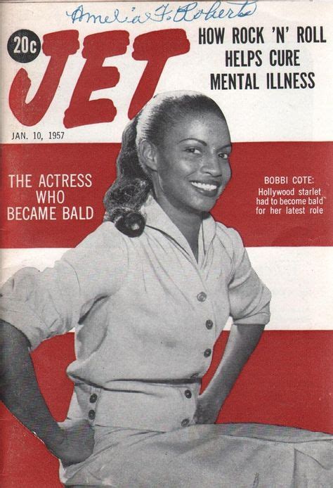 Jet January 10 1957 Vintage Black Glamour Ebony Magazine Cover Jet