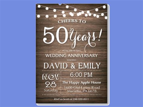 Do it yourself (diy) is the method of building, modifying, or repairing things without the direct aid of experts or professionals. FREE 15+ 50th Wedding Anniversary Invitation Designs & Examples in Word | PSD | AI | EPS Vector ...