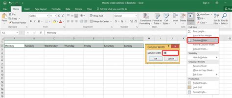 How To Make Automatic Calendar In Excel