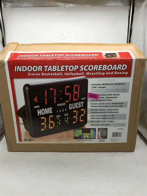 Ssg Multisport Indoor Tabletop Scoreboard Ea With Remote Explore