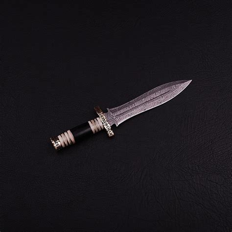 Damascus Dagger Bk0283 Black Forge Knives Touch Of Modern