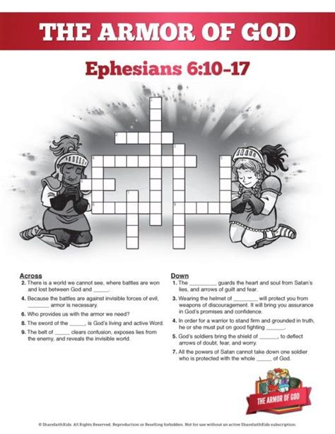 Ephesians 6 The Armor Of God Bible Mazes Sharefaith Kids Armor Of