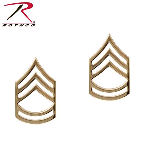 Rothco Sergeant First Class Polished Insignia