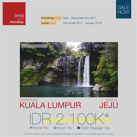 Lalu bagaimana cara mendapatkan harga promo tiket pesawat agar bisa murah? BELI Tiket Pesawat Air Asia Promo | PP KL - JEJU | Free Bagasi