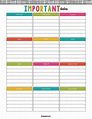 Free Printable Important Dates Page Wish you could have all of your ...