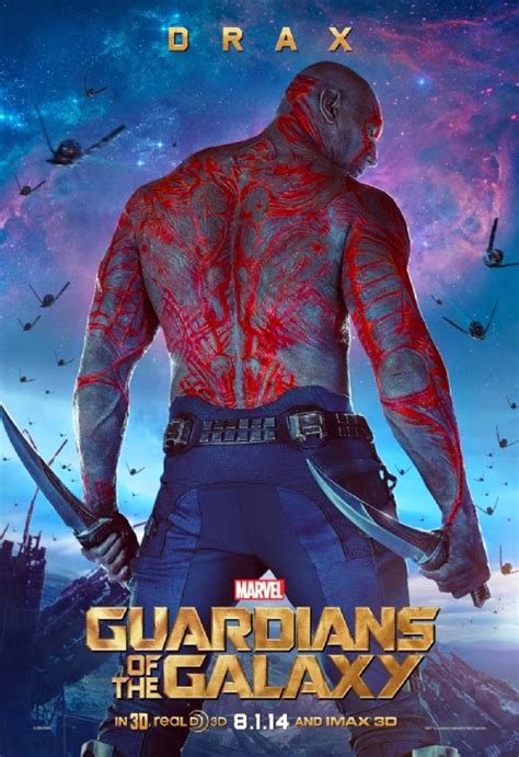 The Full Set Of Guardians Of The Galaxy Character Posters Warped