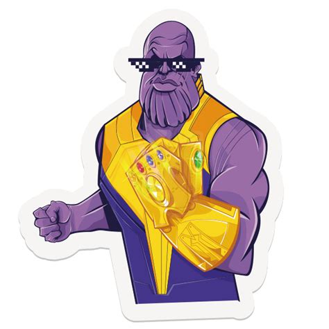 Thanos Sticker Squid
