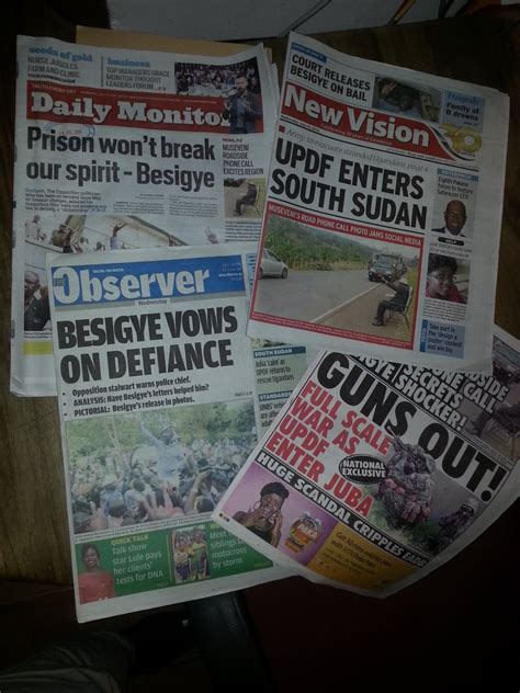 Uganda Newspapers / Uganda's president says 'I love Trump' despite 's ...