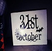 October 31st Sign wall Decor - Etsy