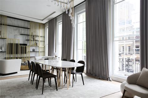 Central London Interiors Contemporary Dining Room London By