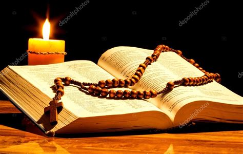 Holy Bible And Rosary Stock Photo By ©camaralenta 113068870