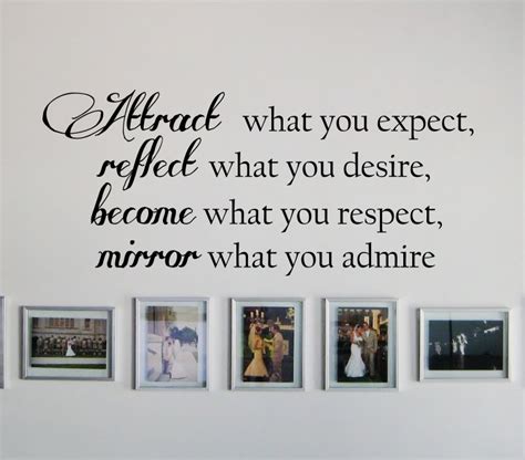 Attract What You Expect Wall Decal Trading Phrases