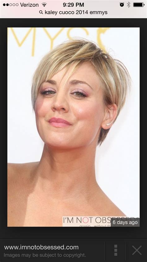 Kaley christine cuoco is an american actress. Kaley cuoco short hair | Hair and make-up | Pinterest