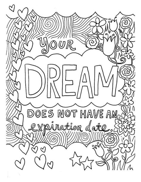 Dream Mindfulness Coloring Pages Free Printable Coloring Pages