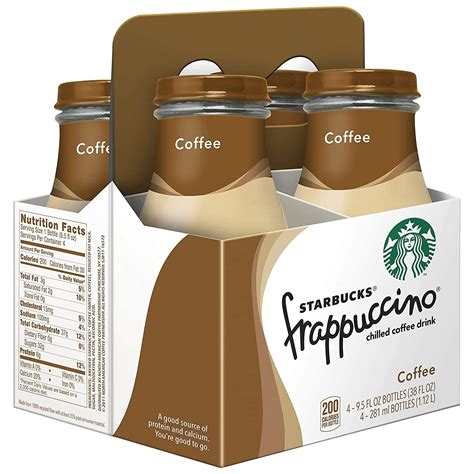 Starbucks Frappuccino Coffee Chilled Coffee Drink 281ml 6 Btls
