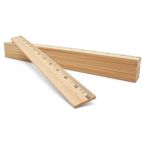 Wooden Rulers Wood Rulers For School Crafts And Education