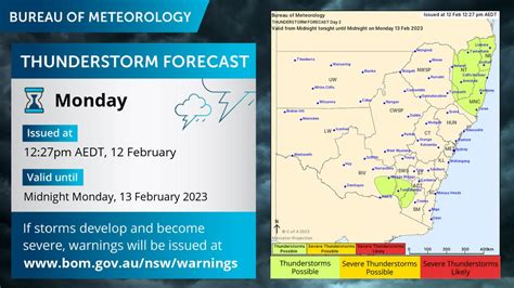 Bureau Of Meteorology New South Wales On Twitter Isolated Afternoon
