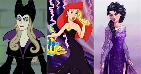 25 Disney Princes And Princesses Reimagined As Villains
