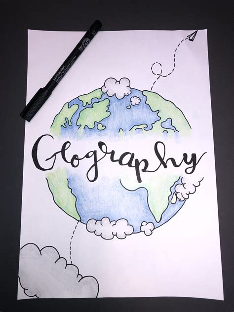 Geography Cover Page Geography For Kids School Book Covers