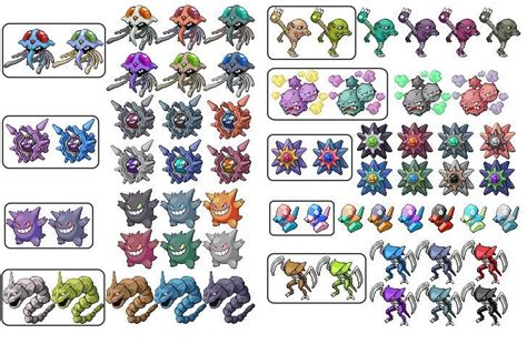 Started My Large Scale Project Of Recoloring Shiny Pokémon Gen I