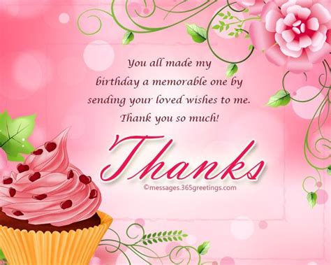 Thank You Note For Birthday Wishes Best Of Thank You Message For