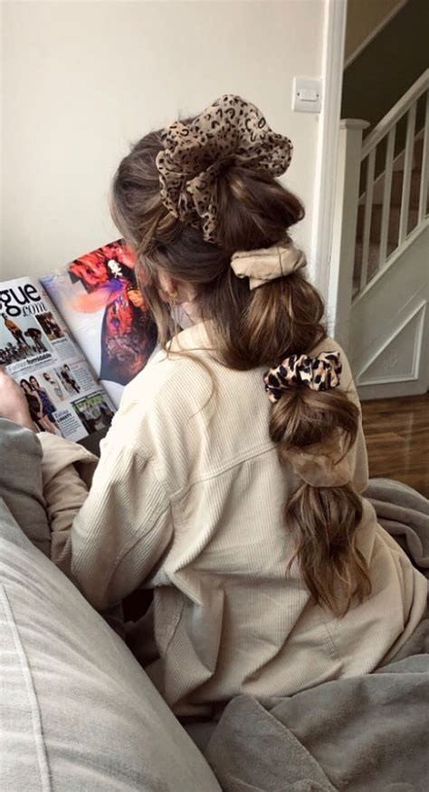 30 Cute Bubble Braid Hairstyles Messy Bubble Braids And Leopard Scrunchies I Take You Wedding