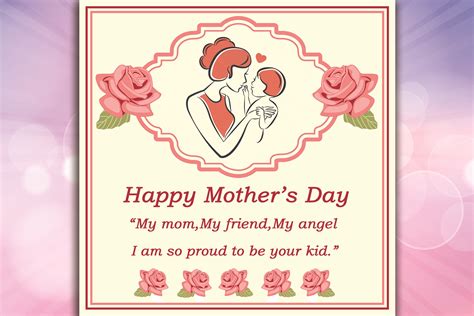 Design, print, and share a personalized mother's day card with adobe spark's creative tools and editable, resizable templates. Mother's Day Greeting Card (89184) | Card Making | Design Bundles