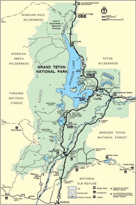 Printable Map Of Grand Teton National Park Printable Templates