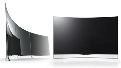 LG Launches The World S First 55 Inch Curved OLED TV Curved Tvs Oled