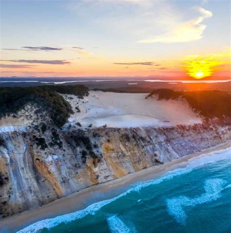 Rainbow Beach With The Famous Coloured Sands