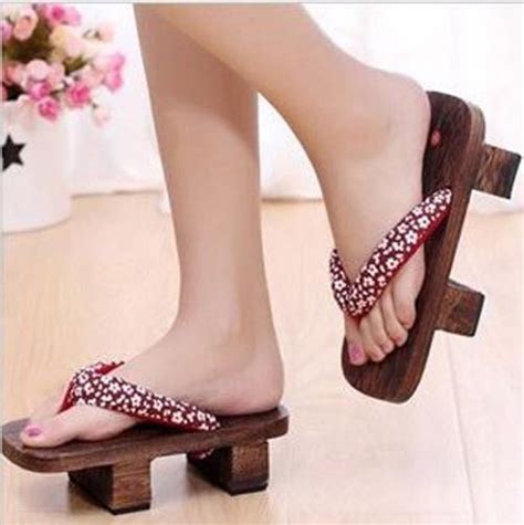 New Women Japanese Geta Yukata Kimono Shoes Zori Sandals Cosplay Geta