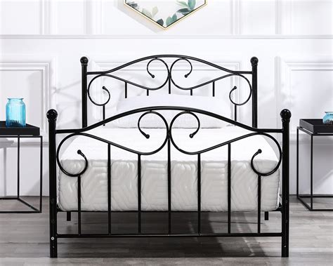 Buy Bonnlo Twin Size Bed Frames Decorative Metal Platform Bed Frame