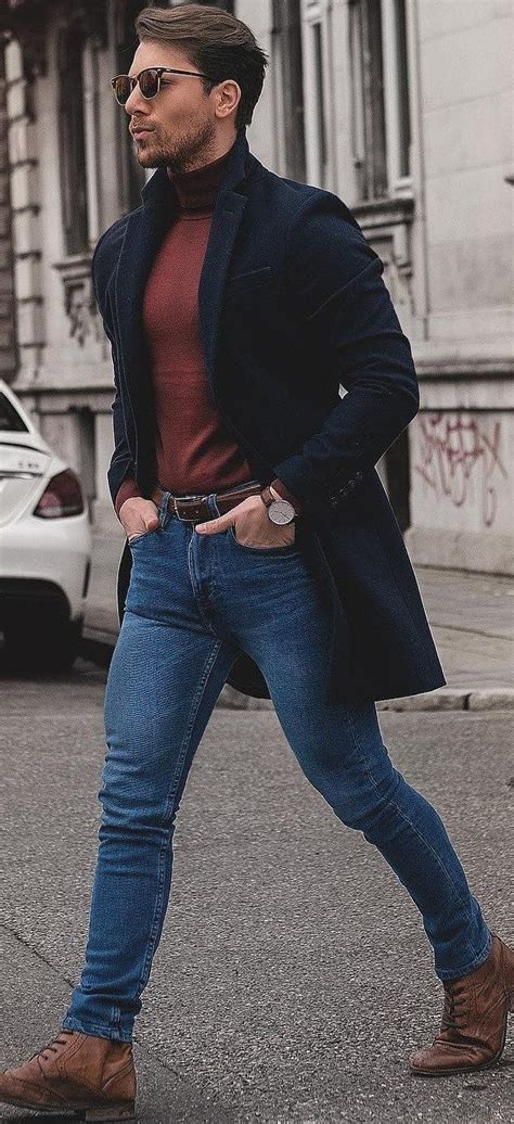 12 Ways Men Can Rock Turtleneck Outfits In 2020 Winter Outfits Men