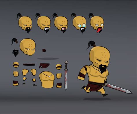 The Barbarian 2d Character Sprites Godot Assets Marketplace