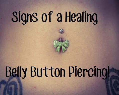Signs Of A Healing Belly Button Piercing Infected Belly Button Belly Button Piercing Care