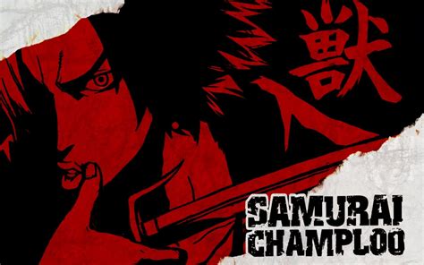 Wallpaper Illustration Anime Red Comics Samurai Champloo Poster