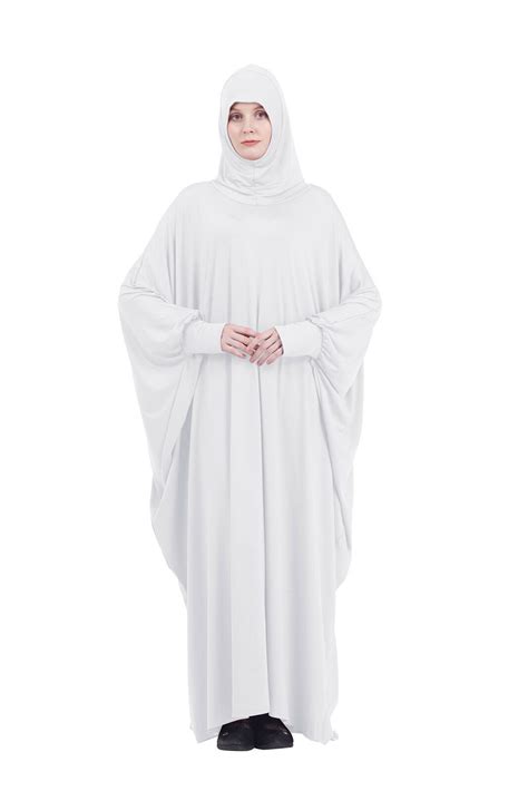 muslim women prayer dress abaya hijab jilbab farasha overhead kaftan